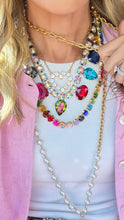 Bottom Rainbow Stone Necklace