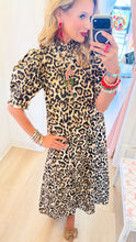 Ivory Multi Animal Print Midi Dress