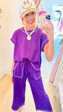 Purple Scuba Lounge Set