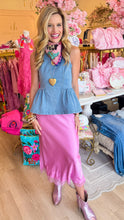 Deal of the Day Denim Sleeveless Flare Top