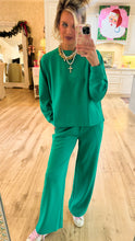Kelly Green Scuba Pullover Pant Set