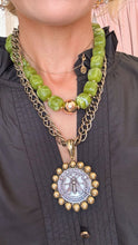 Green Beaded  Necklace