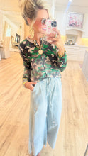 Taupe Multi Faded Camo Cardigan