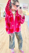 Red and Pink Velvet Heart Jacket