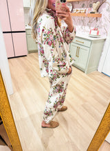 Ivory Floral Pant Set