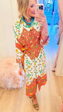 Uncle Frank Multi Bordered Maxi Dress