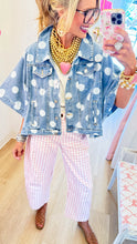 RESTOCK Light Pink Gingham Twill Barrel Pants