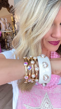 RESTOCK Gold and Iridescent Bracelet