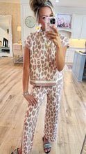 Taupe Leopard Pant Set