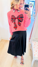 Black Pleated Leather Skirt