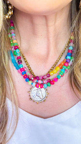 Horse Coin Necklace