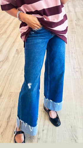 Vervet High Rise Baggy Wide Leg Jeans