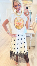 Cheetah Rhinestone Glasses Tee