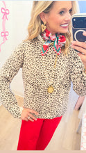 Cream and Black Animal Print Sweater