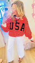 Striped USA Long Sleeve Top