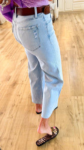 Vervet Light Wash Wide Leg Jeans