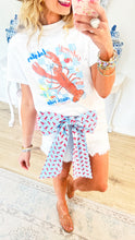 Beach Lobster Graphic Tee