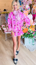 Queen of Sparkle Breast Cancer Striped Top