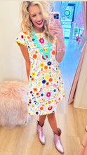 Sister Mary White Multi Floral Dress