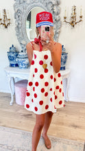 Red Polka Dot Mini Dress