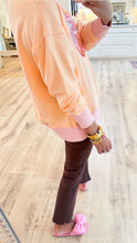 Orange Pumpkin Sequin Sweatshirt