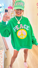 Peace Reversible Mock Neck
