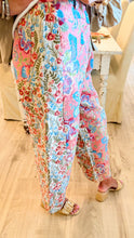 Pink Multi Jacquard Barrel Jeans