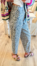 Lovervet Leopard Print Barrel Jeans