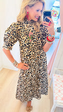 Ivory Multi Animal Print Midi Dress