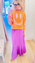 Coral Make Others Feel Loved Cropped Sweatshirt
