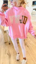 Baby Pink WWJD Mock Neck