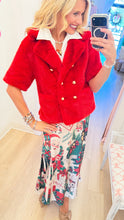 Ivy Jane Red Faux Fur Jacket