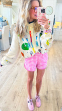 Queen of Sparkles Golf Button Up Cardigan