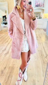 Ivy Jane Faux Fur and Suede Coat