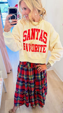 Santa's Favorite Cropped Sweatshirt