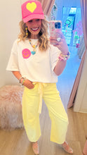 White Smiley Face Tee