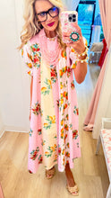 Pink Multi Mixed Pattern Maxi Dress