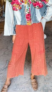 Rust Washed Cargo Pant