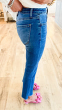 Vervet Denim Mid Rise Crop Flare Jeans