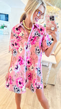 Deal of The Day Pink Multi Floral A-Line Dress
