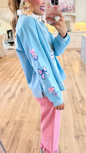 Blue Toile Ornament Sweatshirt