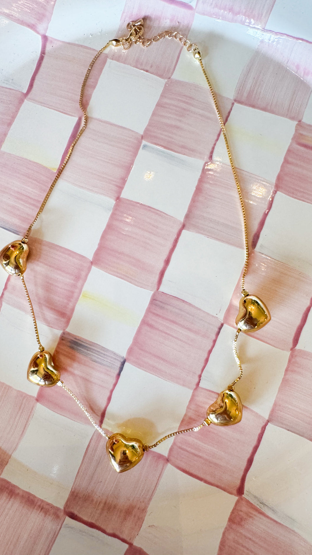 5 Hearts Necklace