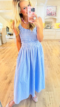 Baby Blue Gingham Dress