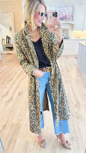 Taupe Leopard Duster Jacket