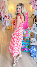 Pink Polka Dot Maxi Dress