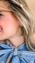 Gold Detailed Hoop Earrings