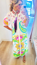 Queen of Sparkles White Paisley Maxi Dress