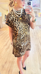 Leopard Tshirt Dress