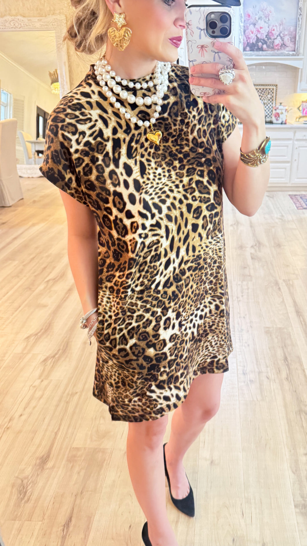 Leopard Tshirt Dress