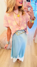 RESTOCK Blush Western Print Tee